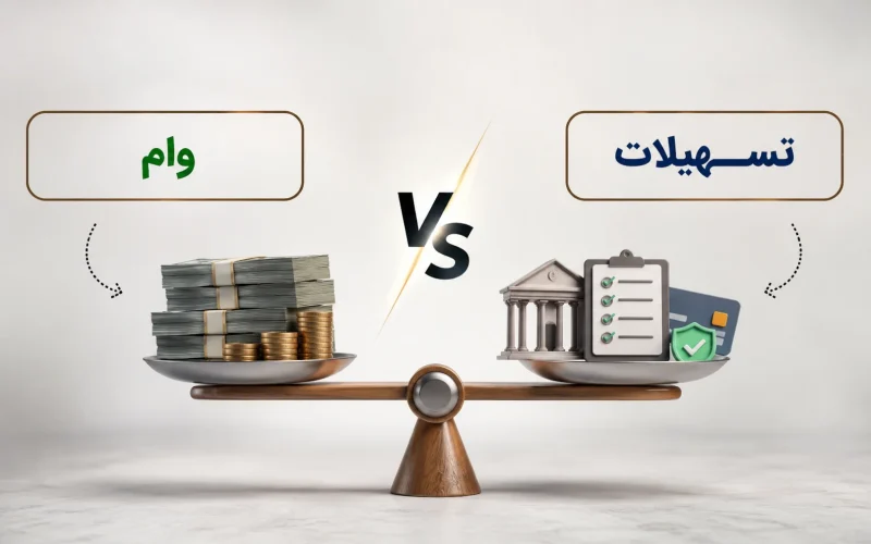 تفاوت وام با تسهیلات